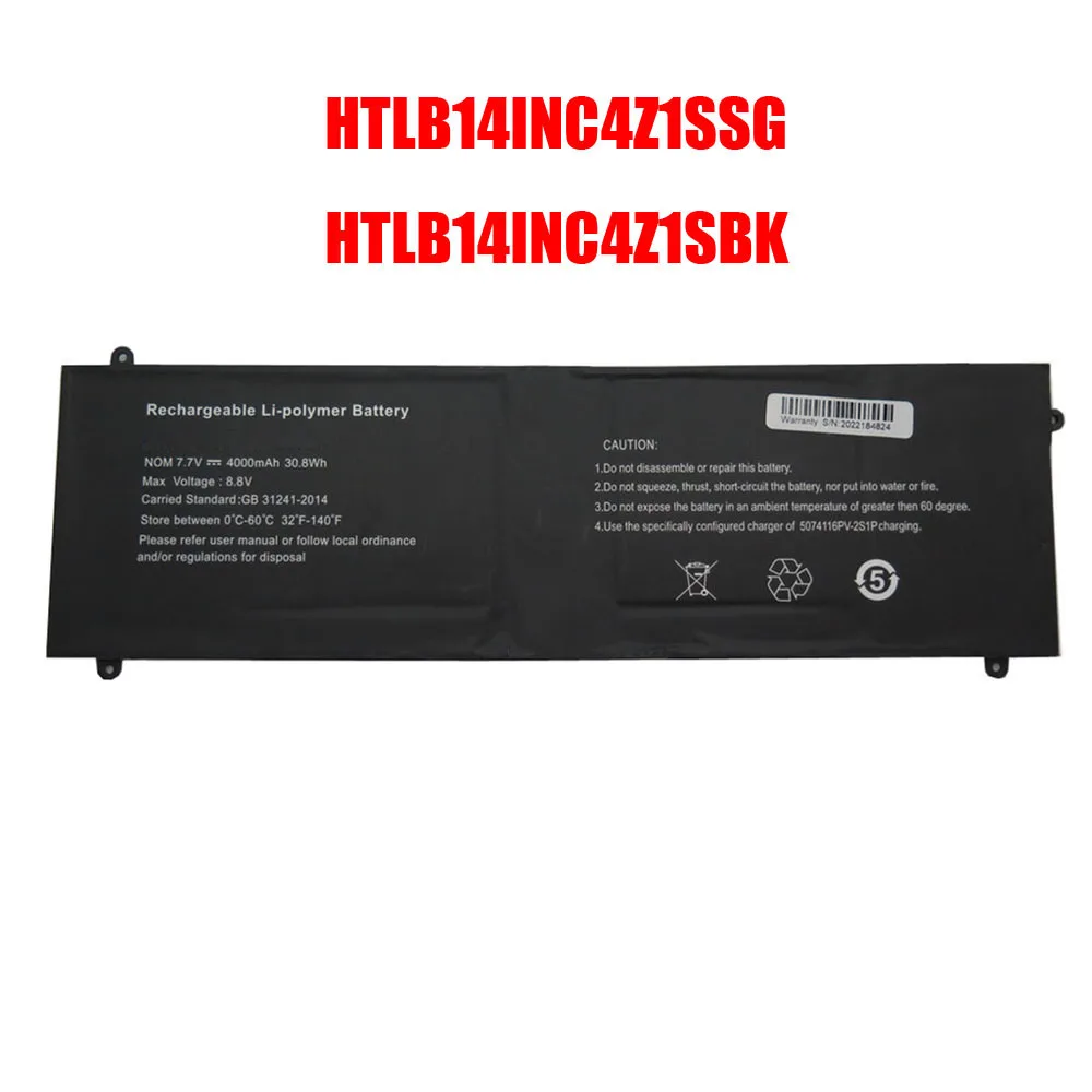 

Laptop Replacement Battery For Hyundai For HyBook HTLB14INC4Z1SSG HTLB14INC4Z1SBK 4000mAh 7.7V 7PIN 6Lines New