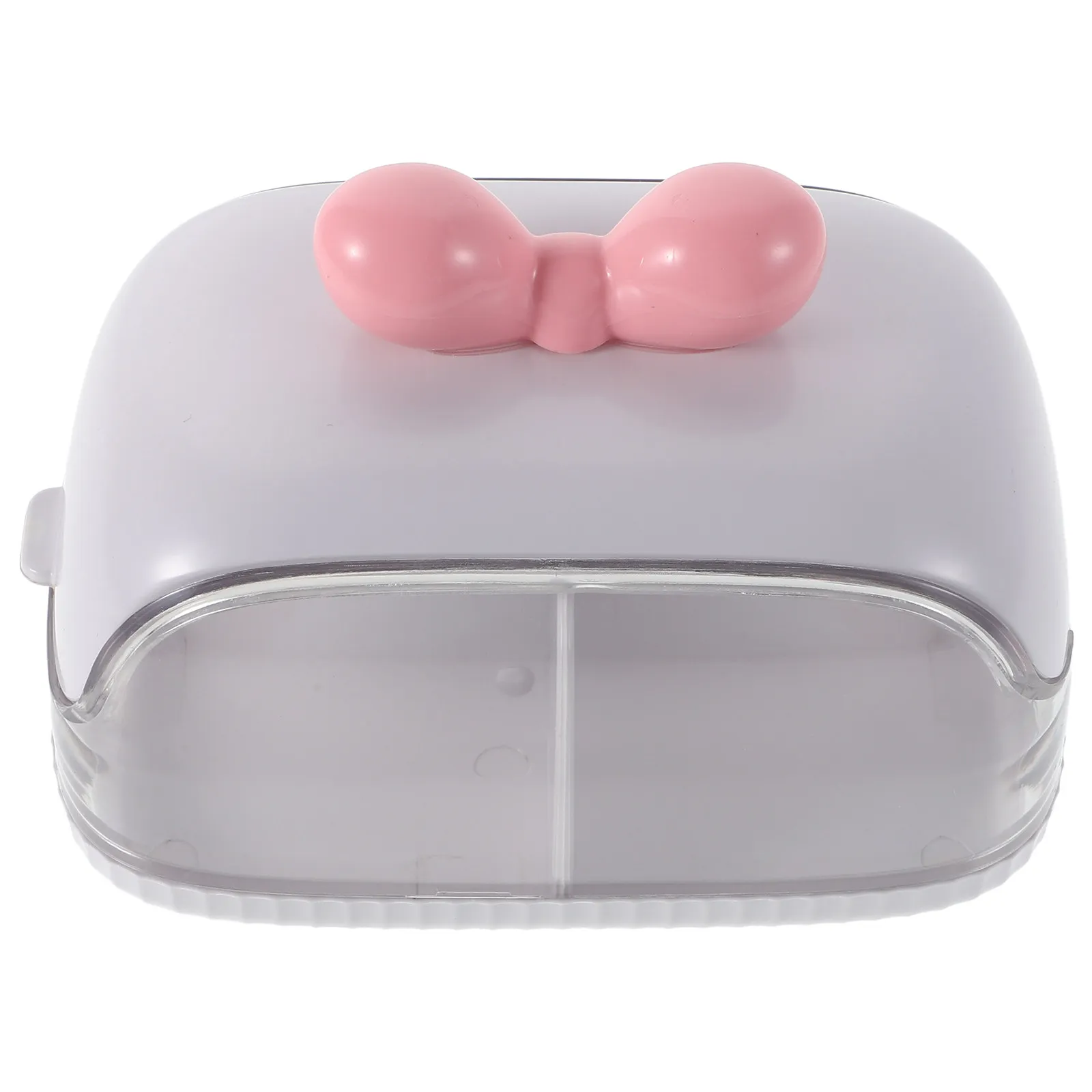 Beauty Sponge Storage Box with Lid Dustproof Design Sturdy Material Large Capacity Makeup Sponge Holder for Bathroom Dressing view 4