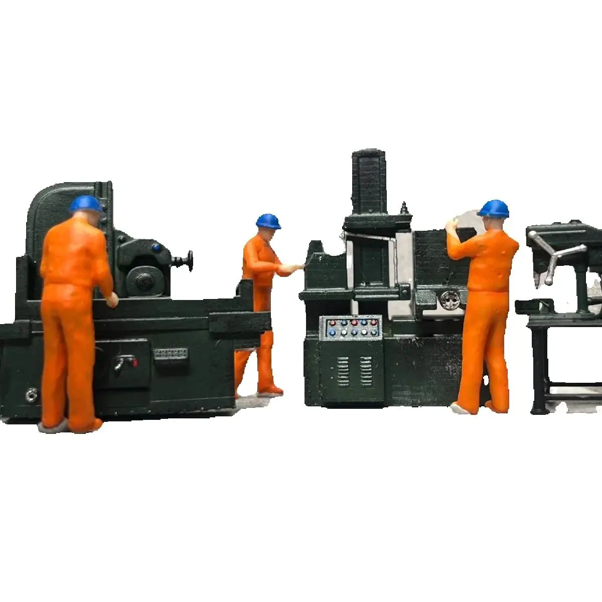 

1/64 Model Car Scenario Repair Parts Workshop CNC Machine Tool Equipment Scene Diorama