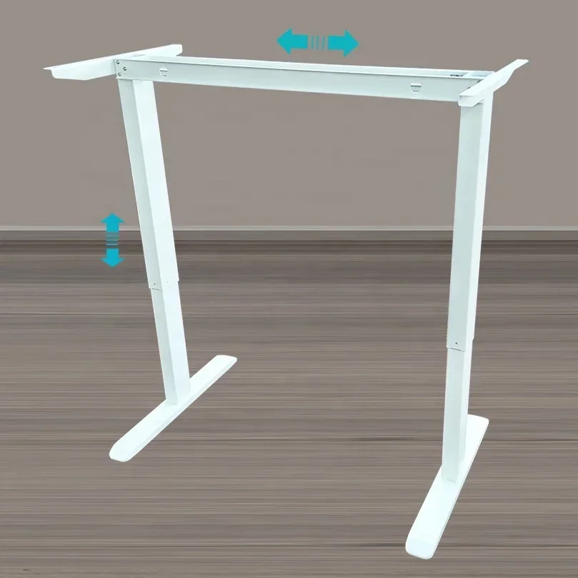 Table élévatrice électrique de luxe réglable, pour jeu de bureau, maison intelligente, économie, cadre de bureau de levage à moteur unique