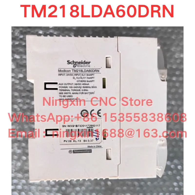 Used TM218LDA60DRN PLC Functional test OK
