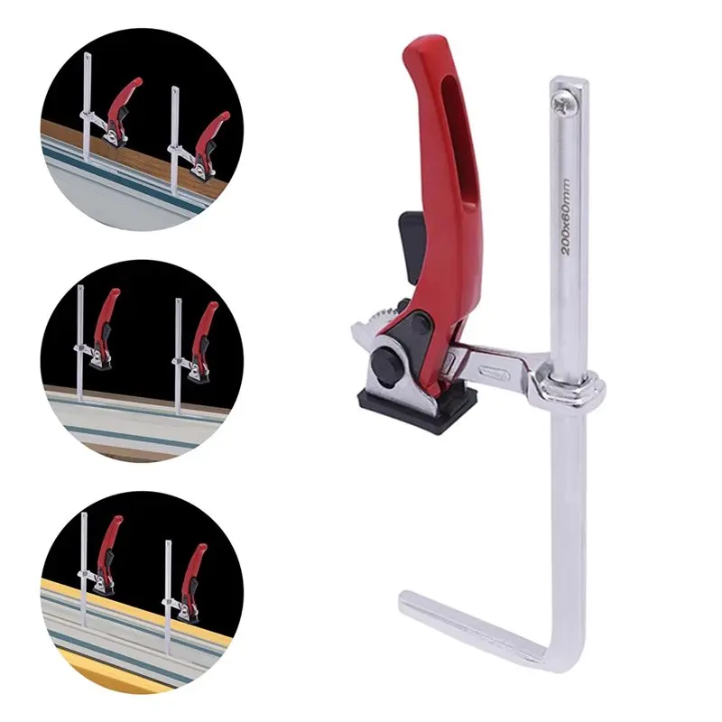 ABYP voor houtbewerking, lassen Heavy Duty 40CR ratelklemmen 485Lbs Quick Release 200 mm klemdiameter geleiderailklemmen