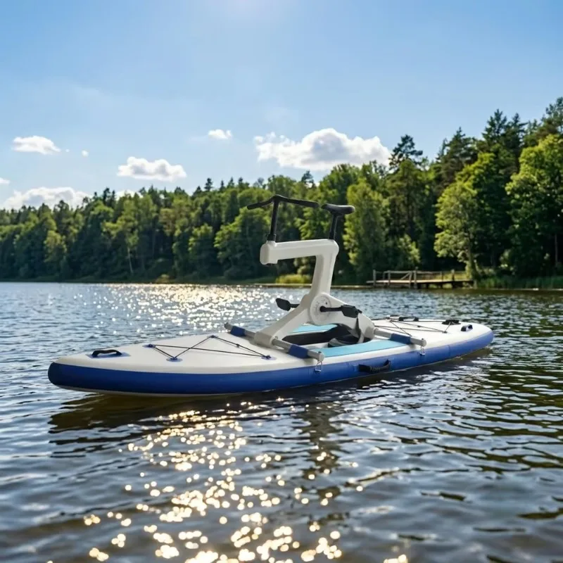 New Arrival S  Durable Infla  Pedal Water Bike for Lake Ocean Outdoor Water Activity