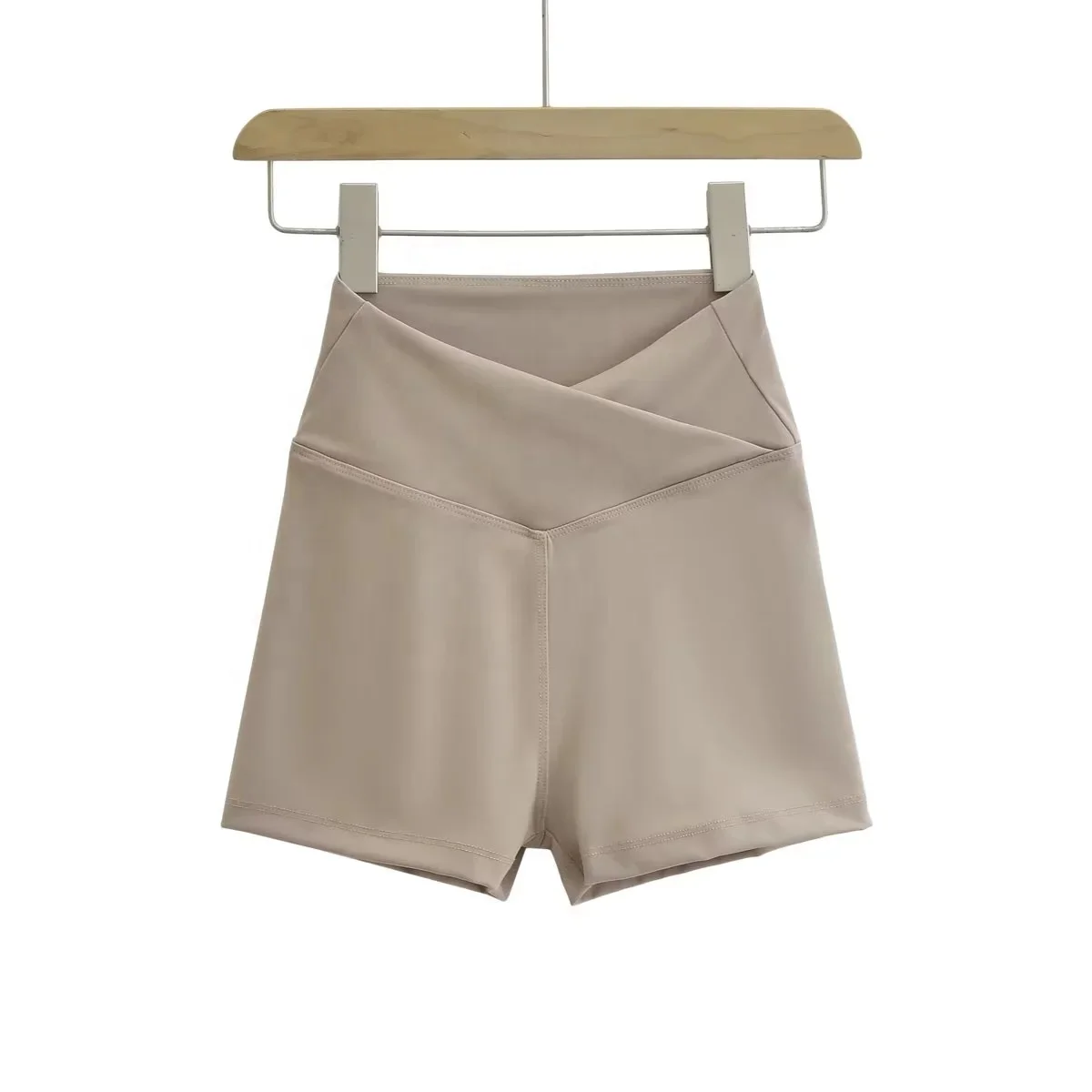 Women High Waist Soft Comfortable Compression V Cut Running Shorts New Sexy With Push Up Running Sports gym yoga shorts