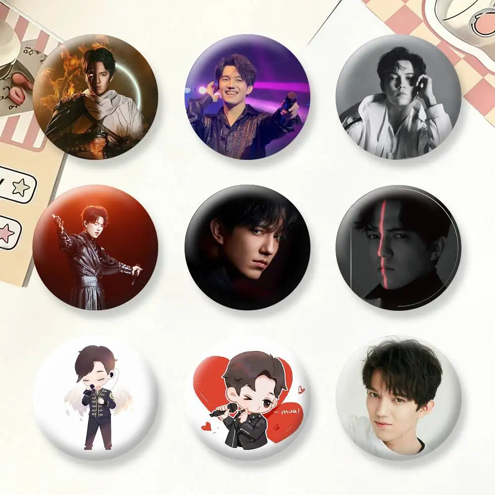 

Singer D-Dimash K-Kudaibergens Badges Creative Tinplate Button PinsBrooch Badge Clothes Backpack
