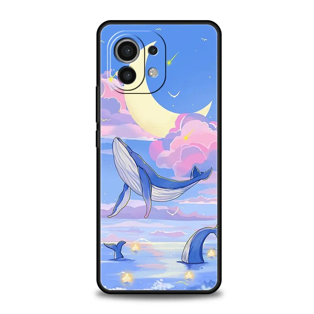 Orca ocean lovely killer whale Phone Case For Xiaomi 14 13T 12T Pro 12 13 11 Ultra Mi Note 10 Lite 10T 5G 11X Pro 11i 9T Cover