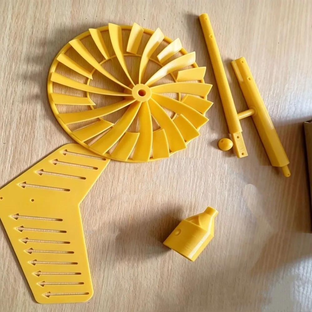 3D Printed Garden Wind Spinner Plastic Weather Resistant Lawn Wind Sculpture Wind Stable Waterproof Rotating Wind Wheel