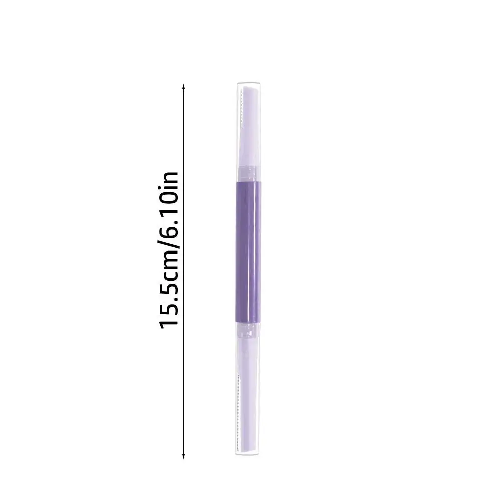 Recortador de cejas de doble cabeza, microenfoque con red protectora, maquinilla de afeitar para cejas, Kit de herramientas de maquillaje, 1/2 Uds.