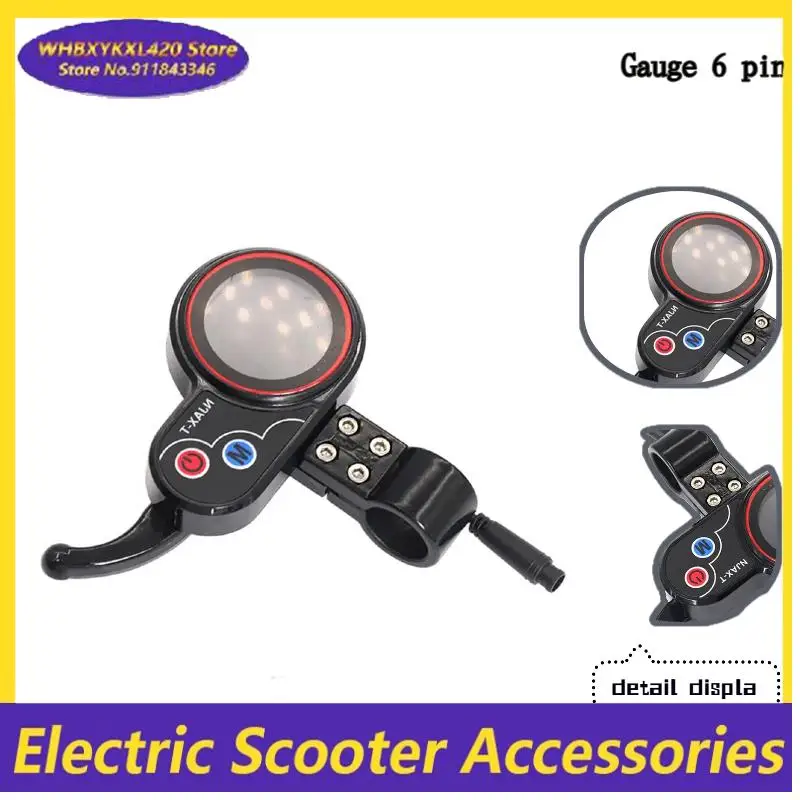 

Electric Scooter Instrument Display NJAX-T NJ AOXIONG Dashboard Finger Throttle For Kugoo M4 NJ AOXIONG LCD Meter
