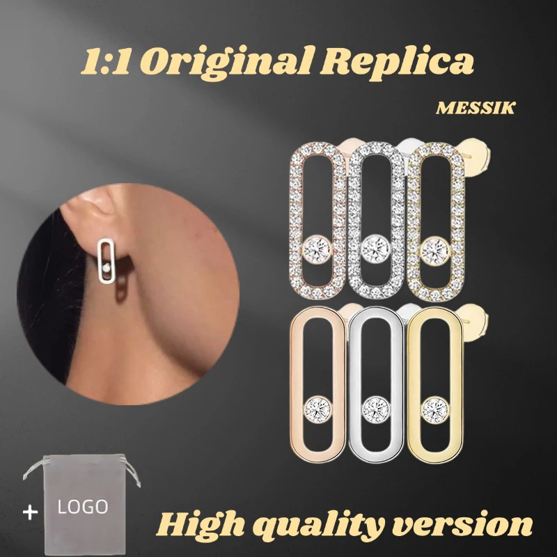 Messik Official Website Fashion Move Uno Earrings S925 Pure Silver Earrings The Best Christmas Gift For Women