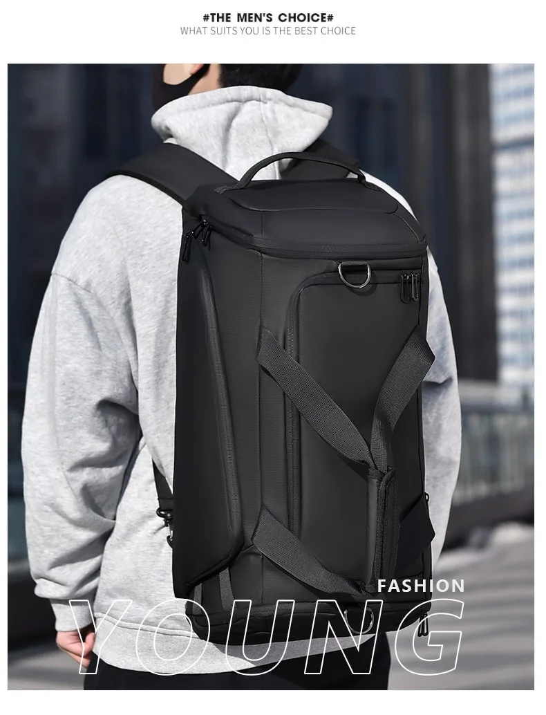 Golf Boston Tasche Golf Kleidung Reisetasche Große Kapazität Business Rucksack Multifunktions Sport Fitness Trocken Und Nass Trennung – Detail 8