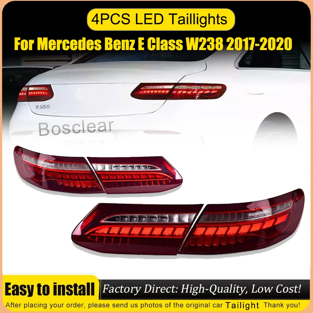 

Car Lights For Mercedes Benz E-Class Coupe W238 Taillights 2017-2020 LED Tail Lamp Dynamic Turn Signal Lamps Taillights Assembly