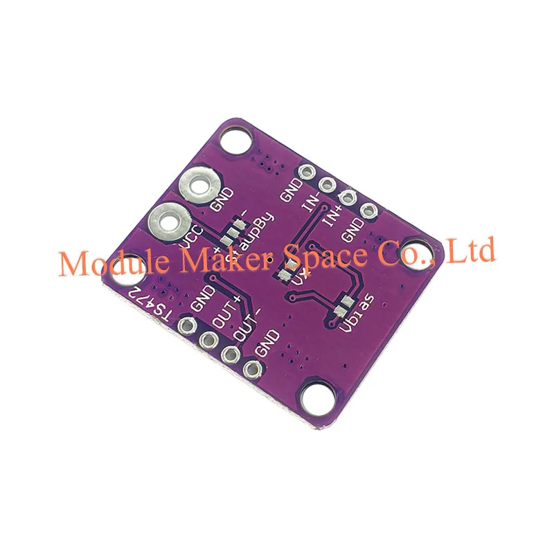 TS472 Amplifier Module Low Noise Electret Microphone Audio Preamplifier Board With 2.0 V Bias Output PDA Audio Development Board