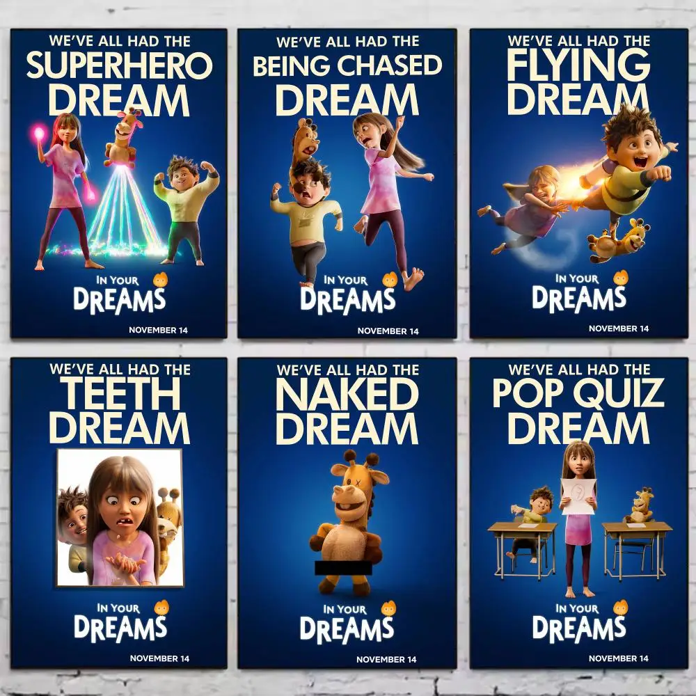 Movie I-In Your Dreams Poster PP Wall Posters Celebrity Cartoon Art Prints for Bedroom Office Waterproof Gift