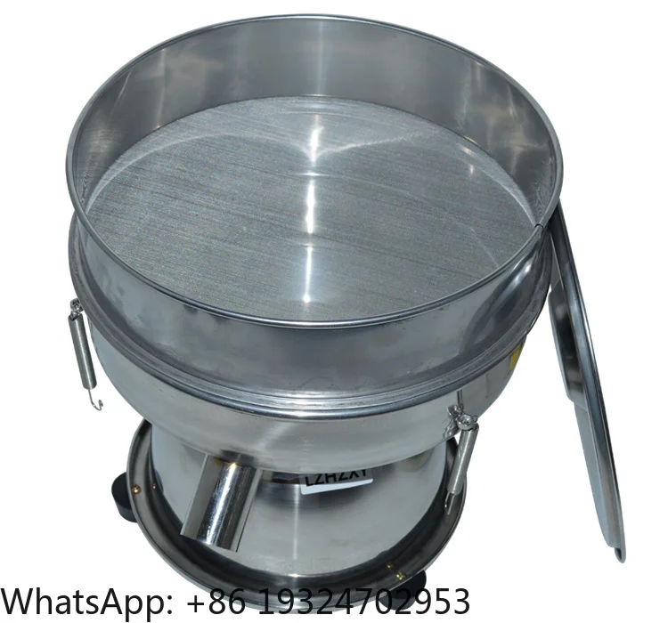 Food Sieve Machine Vibrating Electric Screen Electric Shock Electrostatic Large Granular Material Screening Machine 30cm