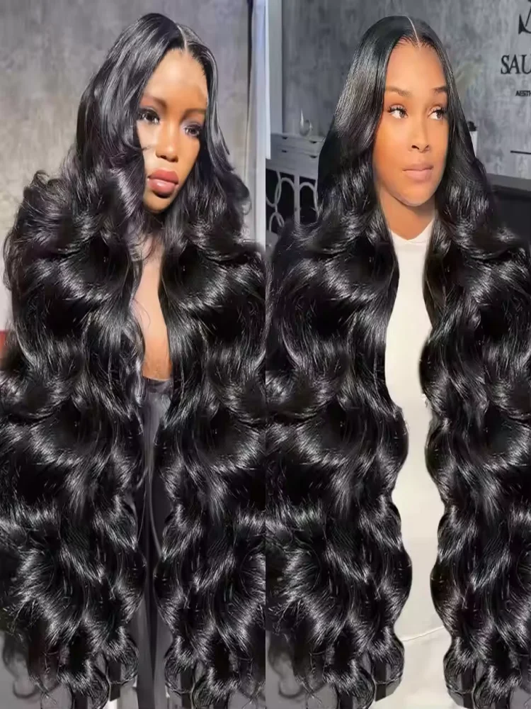 

30 40Inches HD Transparent Body Wave Human Hair Wig 250Density 13x6Lace Front Human Hair Wigs Brazilian Wig For Black Women