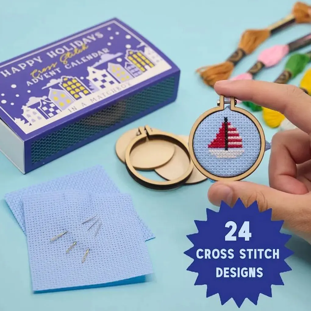 Embroidery Kit For Beginners Beautiful Cross Stitch Designs Mini Cross Stitch Project Sewing Kit