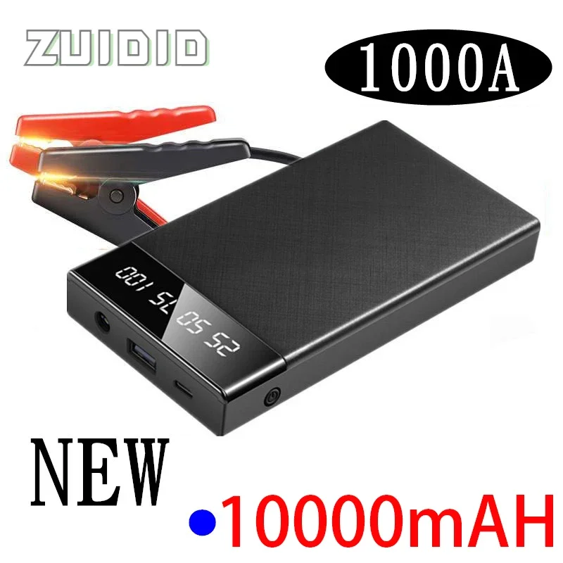 

10000mAh 1000A Car Jump Starter Power Bank Portable Emergency Battery Station For Auto Booster Starting Device Articles For Cars