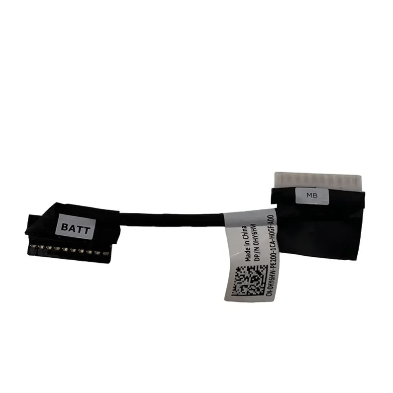 Bateria flex cabo para dell vostro 13 5370, v5370, inspiron 13 5370, p87g, conector do cabo da bateria do portátil, 0hy6hw