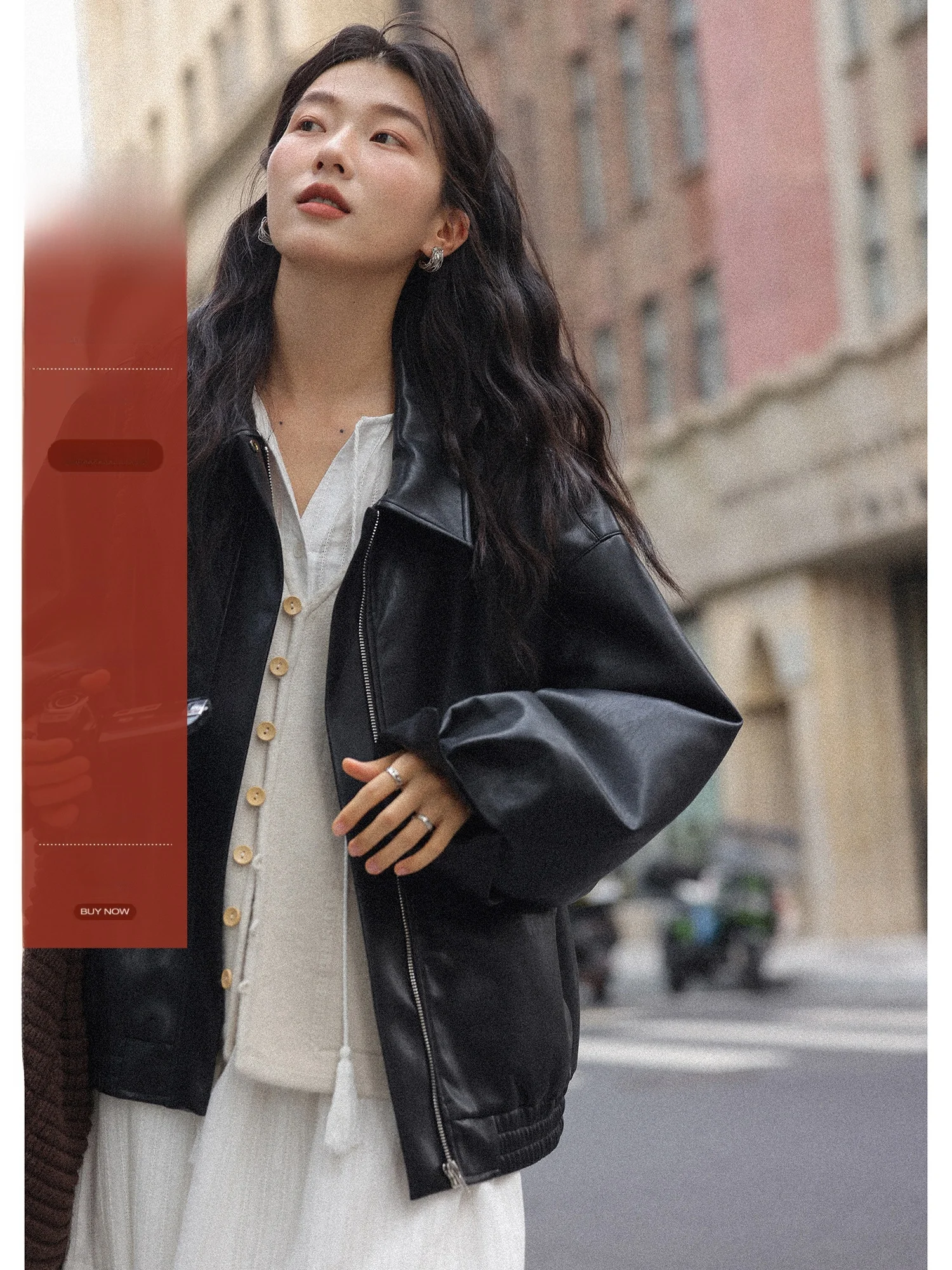 

Черная кожаная куртка женская в байкерском стиле, повседневная, модная, весна-зима, новинка, от Mixd Brand, с длинными рукавами, на молнии