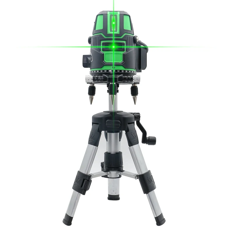 Imagem -03 - Tripé de Metal Ajustável em Altura para Nível Laser Polegada Rosca de Montagem Suporte de Liga de Alumínio Acessórios Laser 2441cm