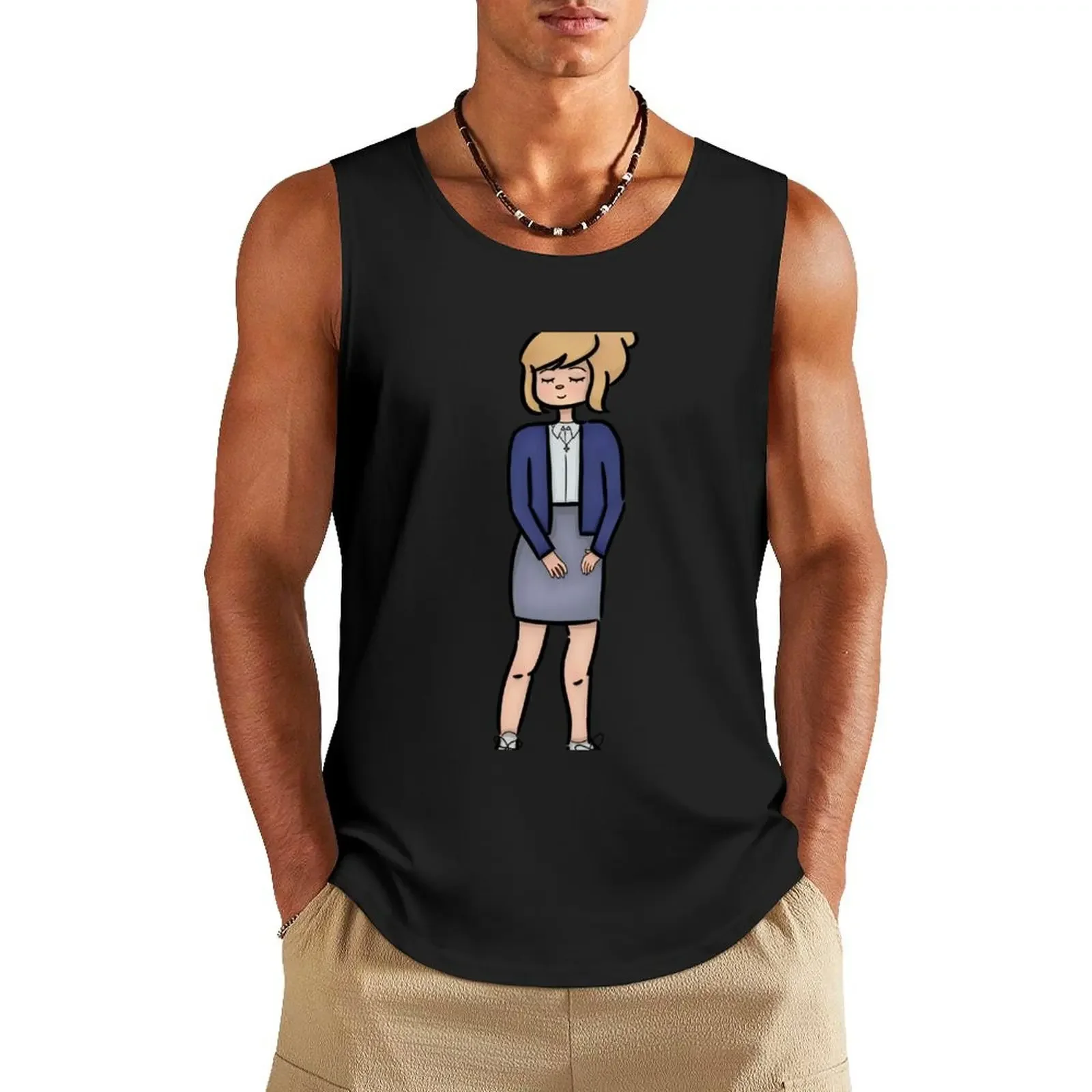 Cute Kate Marsh Tank Top Fitness men clothing bodybuilding man basketball clothing muscle t-shirt