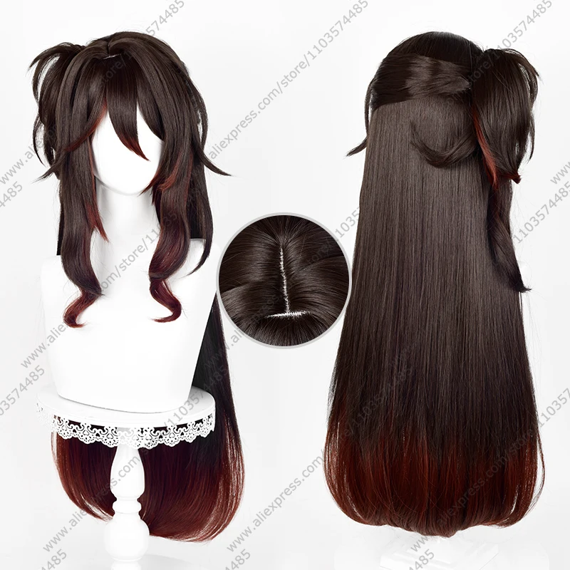 

HSR Fugue Tingyun Cosplay Wig 83cm Long Mixed Color Heat Resistant Synthetic Wigs