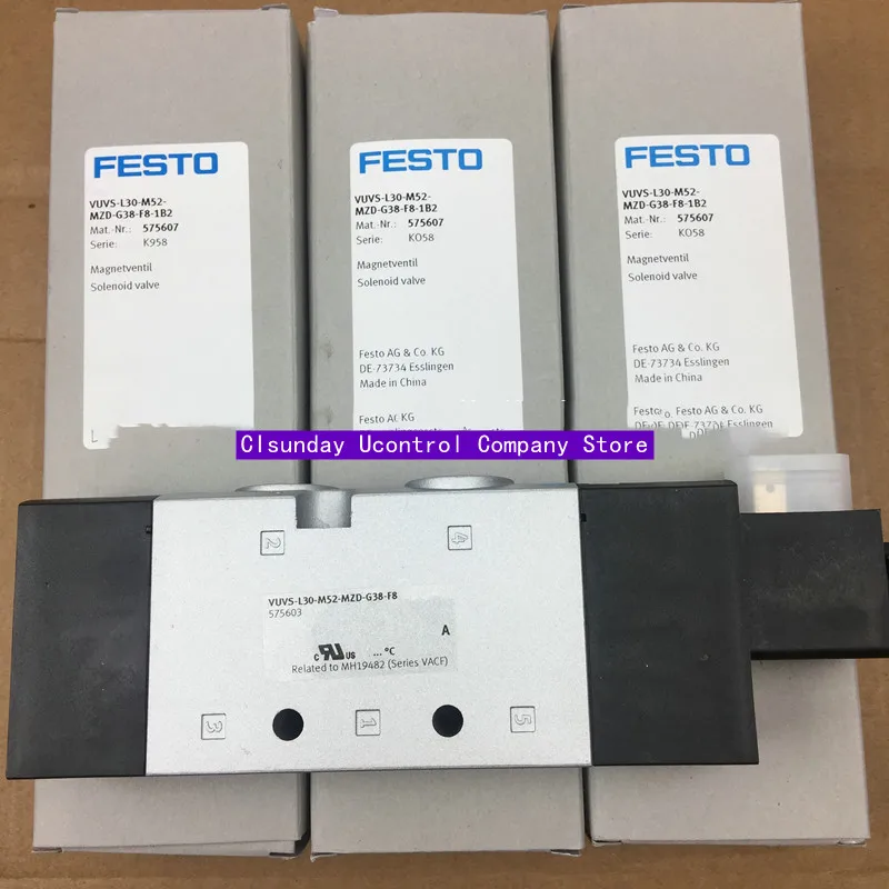 

New original FESTO solenoid valve VUVS-L30-M52-MZD-G38-F8-1B2 575607