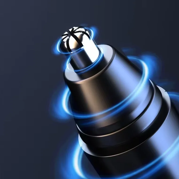 الجملة المحمولة شاشة LED USB قابلة للشحن اللاسلكي الكهربائية الأذن والأنف الشعر المتقلب للرجال #4