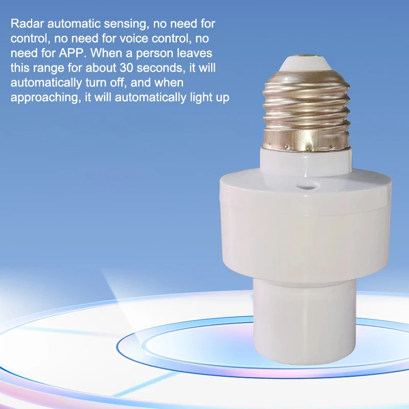 Upgraded For E27 Plug 360-Degree Induction Smart Bulb Socket Switch Smart Electronics Home Automation Modules Parts