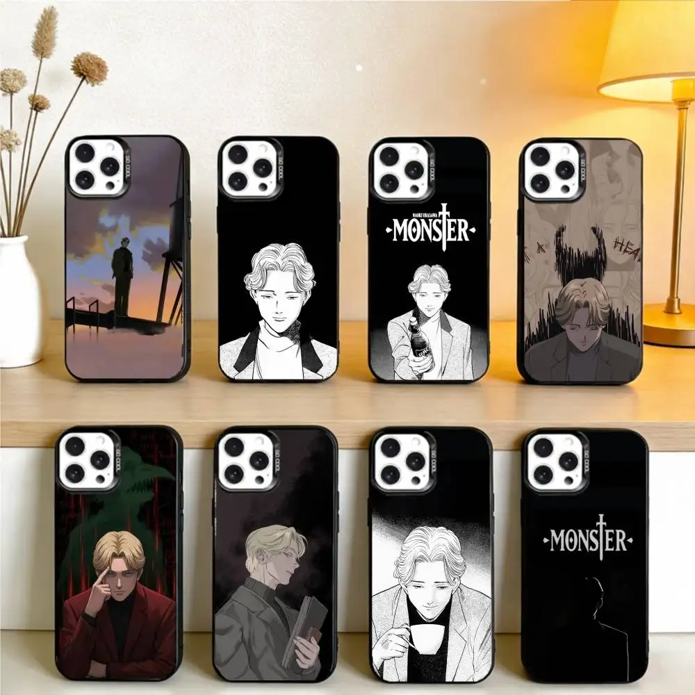 

J-Johan Liebert Phone Case For iPhone 16,15,14,13,12,17,Pro,MAX Black Matte Shockproof Cover