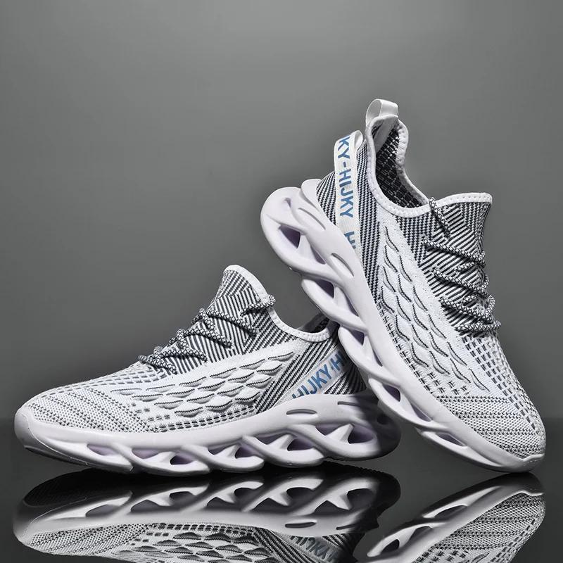 

YRZL Mens Athletic Shoes Running Sneakers Lightweight Comfortable Breathable Anti Slip Casual Sports Shoes for Jogging Workout