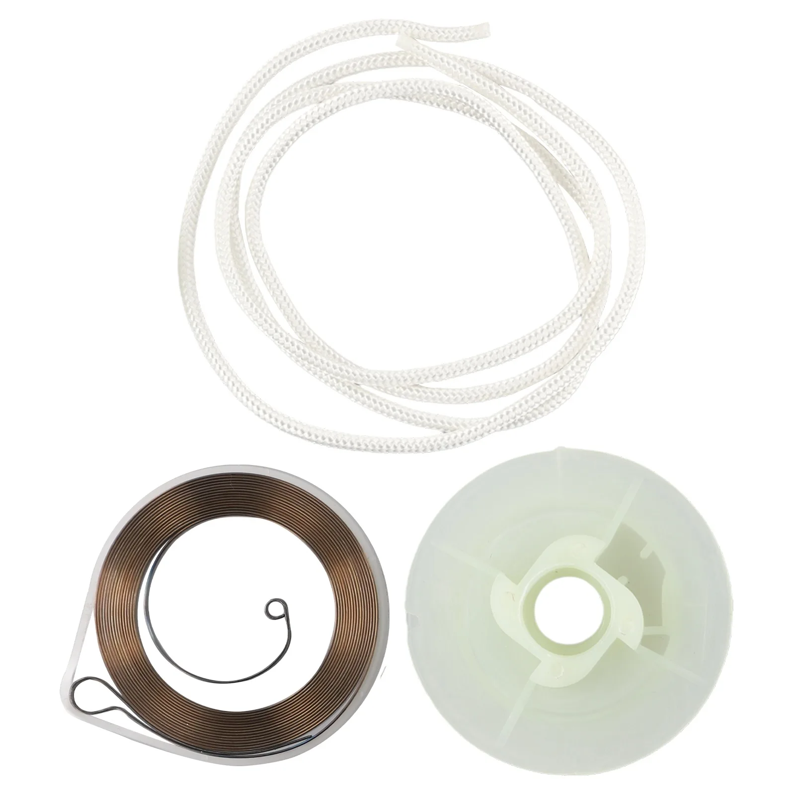 Recoil Starter Spring With 1M Pull Rope Kit For Chinese Chainsaw 4500 5200 45cc 52cc Gardening Power Tools Accessories