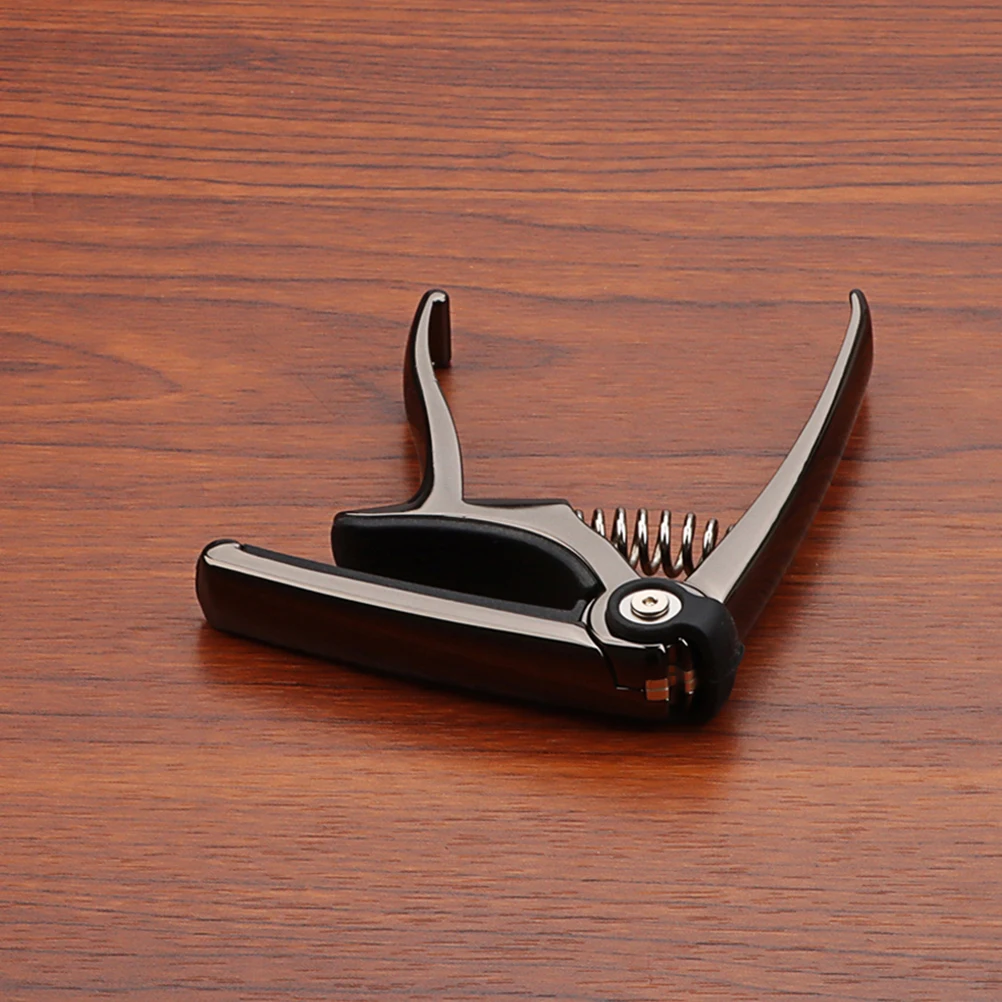 كابو سوداء للجيتار الكلاسيكي الصوتي الكهربائي القيثارة باس سهلة المشبك على مقبض مريح متين