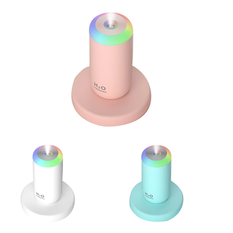 

350Ml Large Capacity Air Humidifier USB Rechargeable Wireless Ultrasonic Aroma Water Mist Diffuser Light