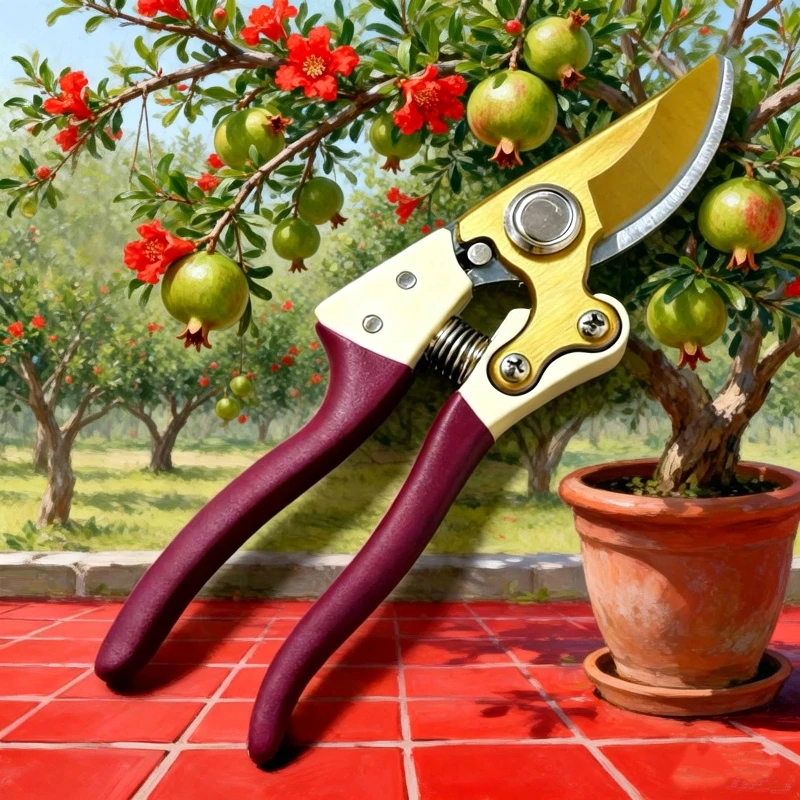 

SK5 Steel Pruning Shears Heavy Duty Garden Scissors For Tree Branches Hedge Trimming Lawn Shaping Professional Gardening Tools