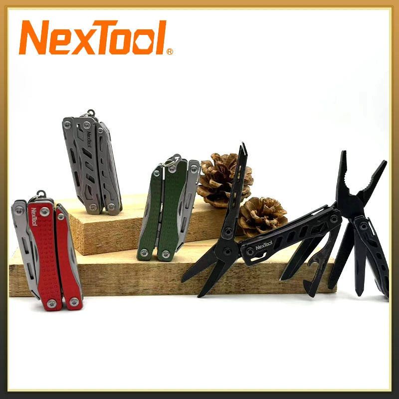 

NexTool мини-флагман красный/зеленый/серебристый/черный 10 в 1 многофункциональный складной ручной инструмент EDC отвертка уличные портативные инструменты