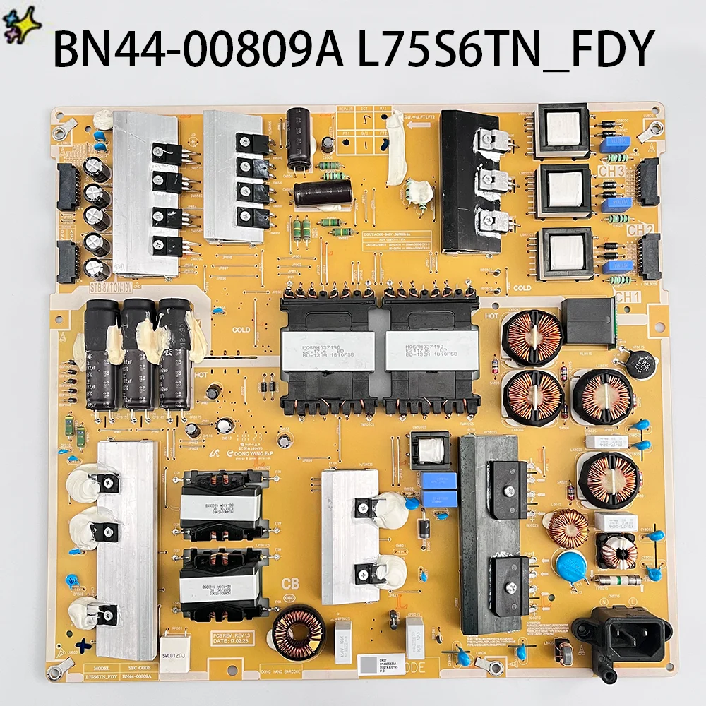 

BN44-00809A L75S6TN_FDY TV Power Supply Board is for UN75MU6300FXZ UN75JU6500FXZA UA75MU6100 UA75JU6400J UA75MU6320J UA75MU6300J