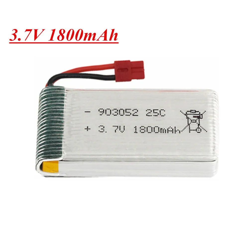 3.7V 1800mAh lipo Battery for SYMA X5 X5S X5C X5SC X5SH X5SW X5UW X5HW Drone Quadcopter Parts 3.7V 1S battery for RC toy