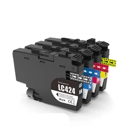 Europe LC424 LC424 Compatible Ink Cartridge With Chip For Brother DCP-J1200W J1200WE J1200 J1200W J1200WE Printer Cartridges