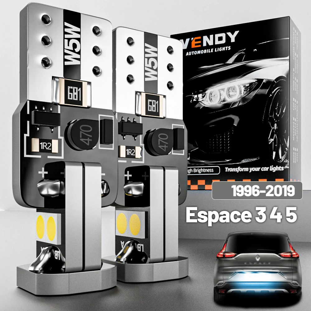 

2pcs LED License Plate Light For Renault Espace 3 4 5 1996-2019 2010 2011 2012 2013 2014 2015 2016 2017 2018 Canbus Accessories