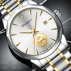 Business men's fully automatic mechanical watch, fashionable and waterproof trendy watch