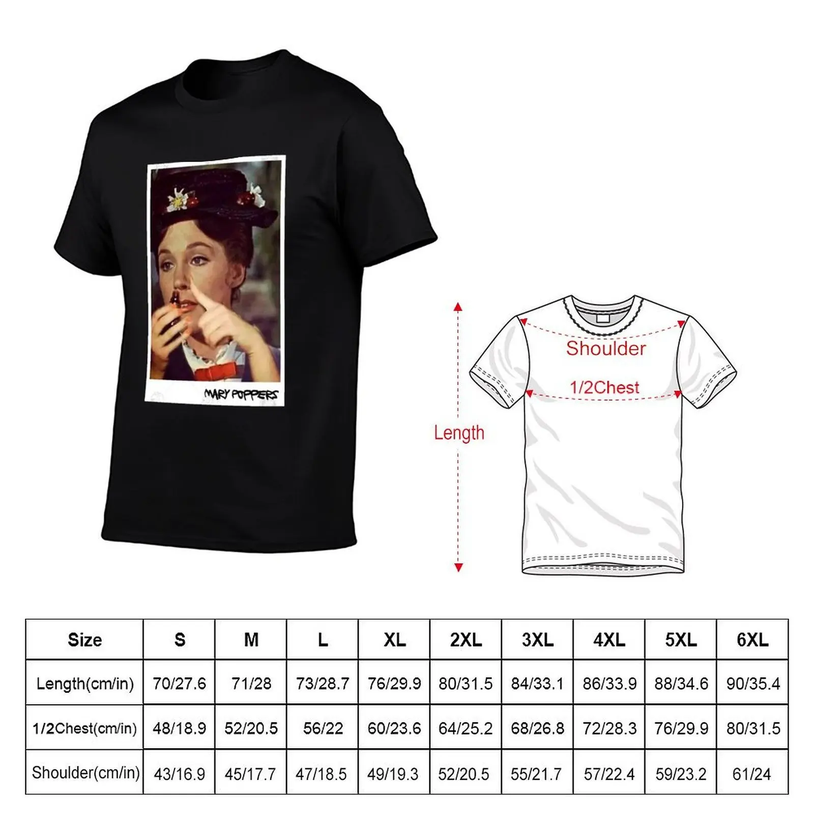 Mary Poppers T-Shirt anime shirt graphic shirts mens shirts graphic tee