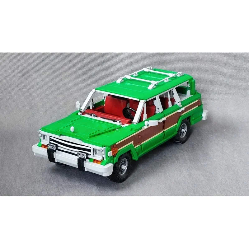 MOC-142500, новая модель строительного блока грузовика 1828, детали MOC, креативные развивающие детские рождественские строительные блоки для мальчиков, игрушка в подарок