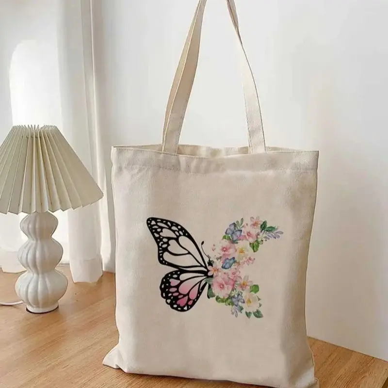 100 قطعة/الوحدة حقيبة قماش قطنية اقتصادية مع شعارك قابلة لإعادة الاستخدام تسوق البقالة لترويج الإعلان وتغليف الهدايا #4