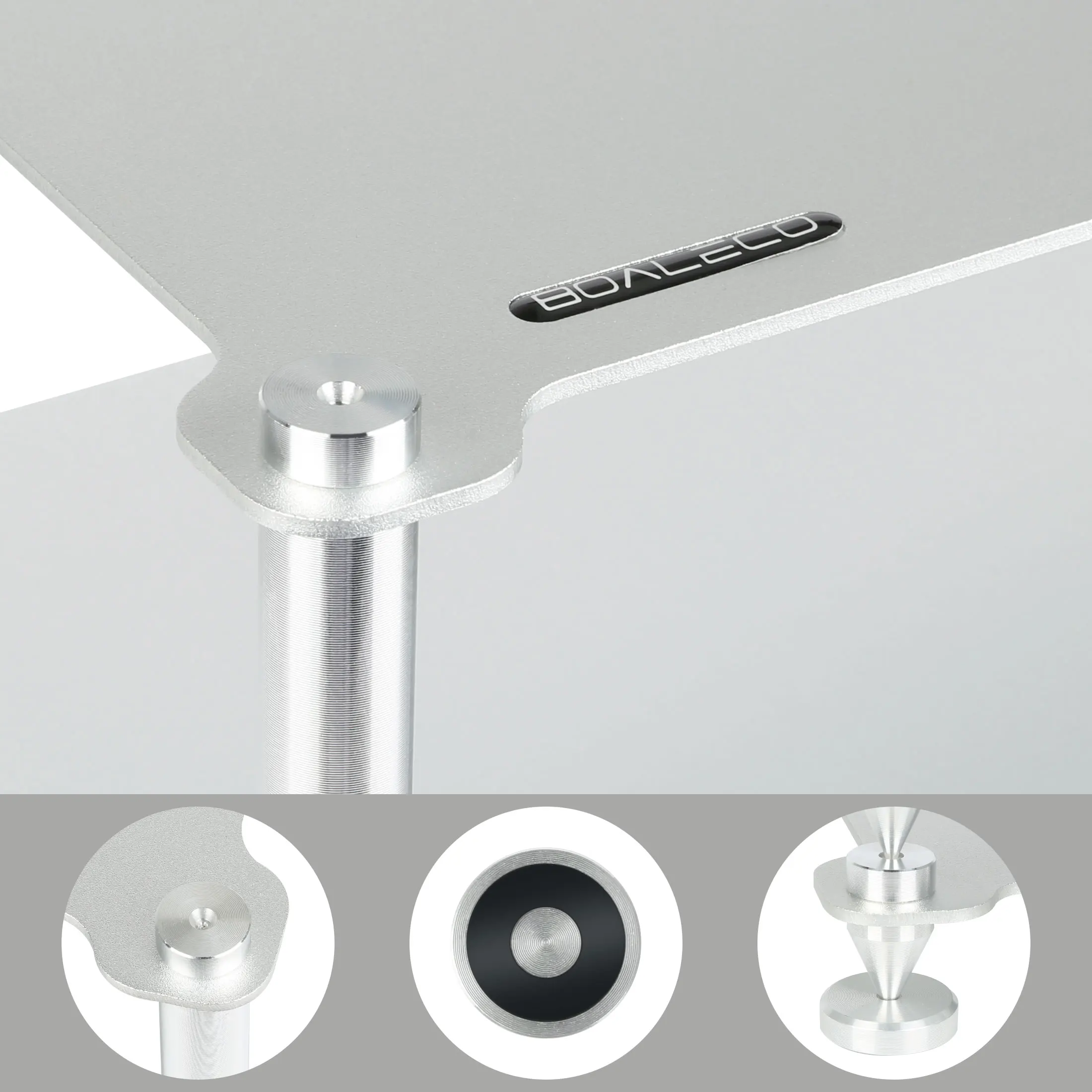 BOALECO FX2 desktop audio equipment rack HIFI headphone amplifier DAC rack Aluminum Alloy Triple Split Structure HIFI Racks