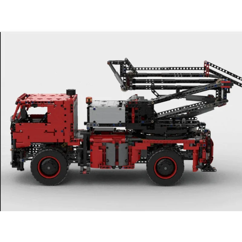 

MOC-240744 New Mobile Articulated Boom Lift Building Block Model 3022 Parts Creative Boys' Children's Birthday Toy Gift