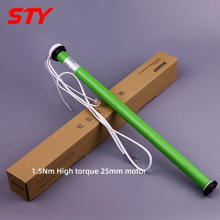 

DM25TEQ/P 1,5 Нм оптовая продажа умный дом рулонные шторы электрический моторизованный электронный трубчатый двигатель
