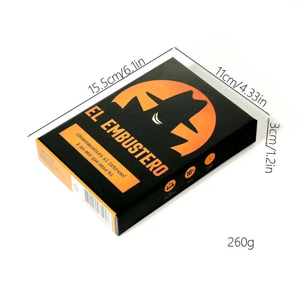 El Embustero Juego de cartas de fiesta para adolescentes y adultos - Juego de cartas estratégicas para 3-8 jugadores