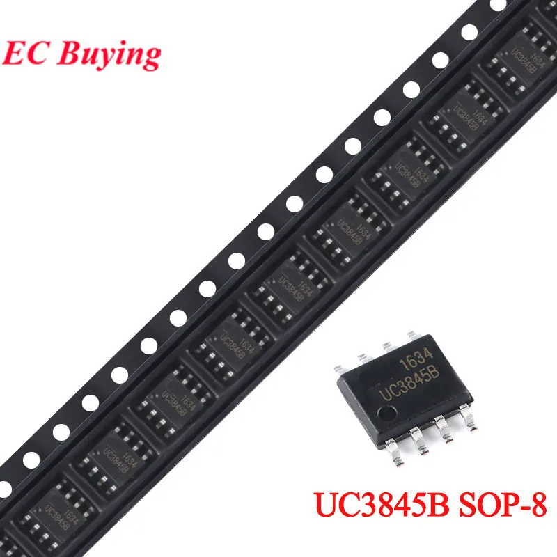 10pcs/1pc UC3845B SOP-8 UC3845 3845 3845B SOP8 PWM Controller Offline DC-DC Converter Chip IC New Original